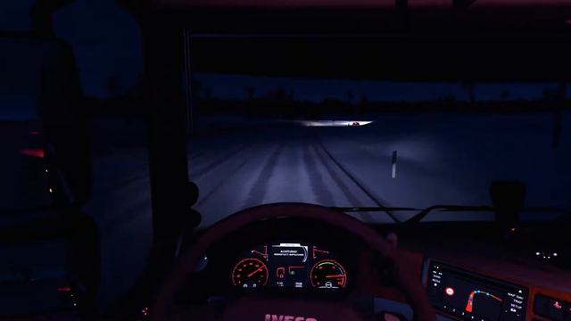 The thing with winter physics in ETS2MP.... смотреть онлайн
