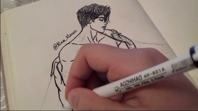 My new art/ Fast Sketch / #Sketching / #Anime / Lenka - Blue Skies смотреть онлайн