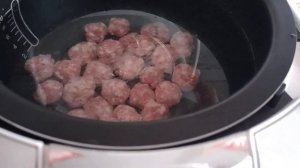 Готовим суп с фрикадельками в мультиварке Tefal.