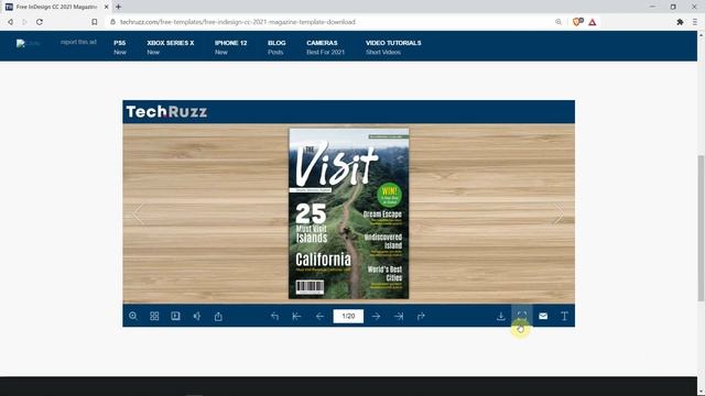 20 Page Magazine Template Download - Adobe InDesign CC смотреть онлайн