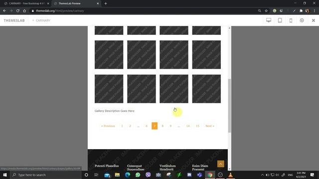 Carinary: Free Bootstrap 4 HTML5 Multipurpose Website Template смотреть онлайн