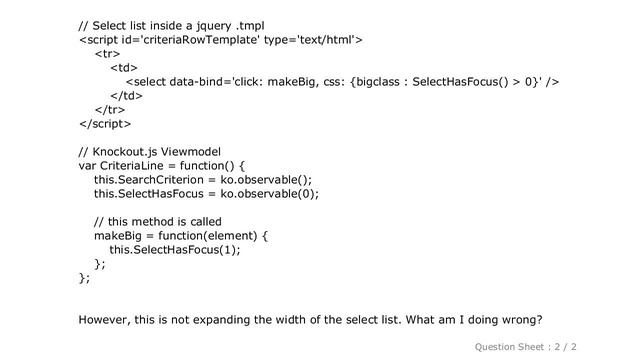 jQuery : Changing css class in knockout.js on mouse click смотреть онлайн