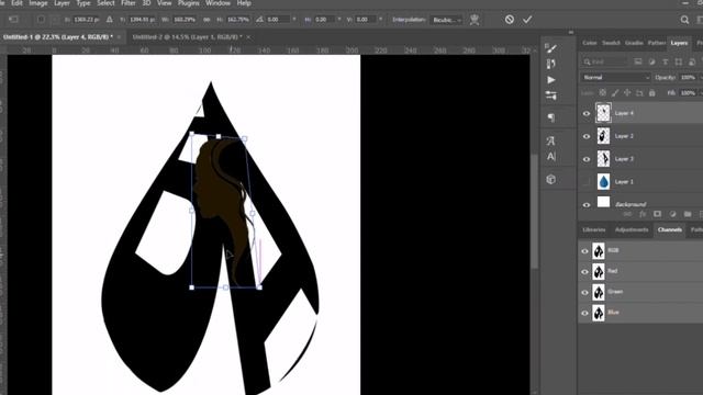 how to make 3D normal logo in adobe photoshop смотреть онлайн