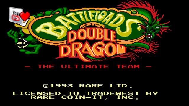 NES NINTENDO DENDY Battle Toads & Double Dragon Music Start, Музыка Заставки в Батл Тодс Денди смотреть онлайн