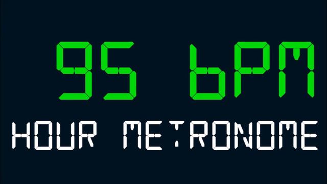 95 BPM (Beats Per Minute) Hour Metronome смотреть онлайн