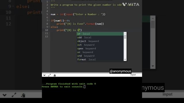 Given Number is Even or Odd? | Find | #learning #coding #python #computer #programming смотреть онлайн