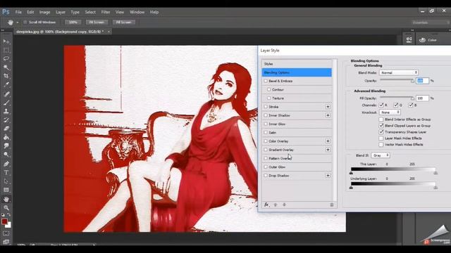 Photoshop Tutorial Color Splash Effect смотреть онлайн