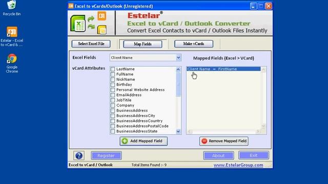 Excel to vCard Converter utility смотреть онлайн