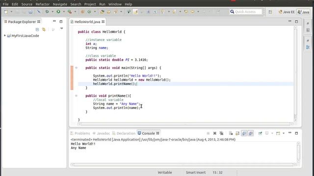 Java Tutorial 2 in Bangla - variable смотреть онлайн