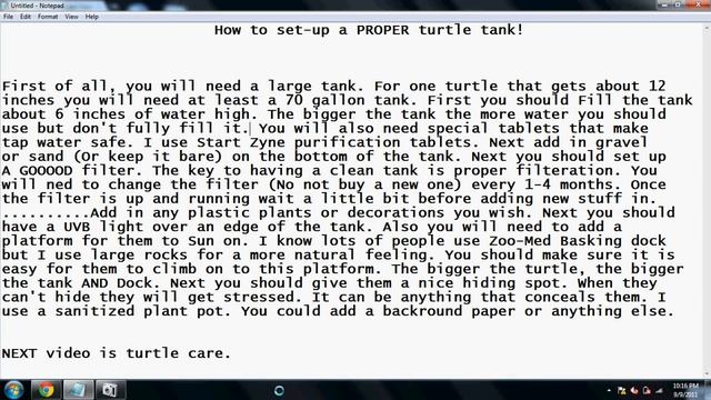 How to set up a PROPER turtle tank. смотреть онлайн