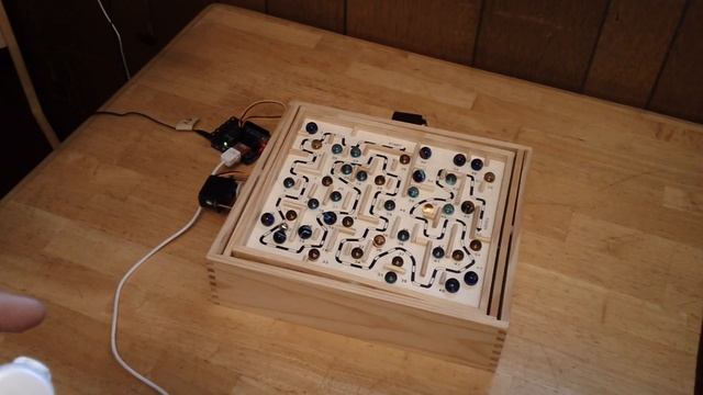 Arduino Controlled Labyrinth Marble Maze Game w/ Wii Nunchuck смотреть онлайн