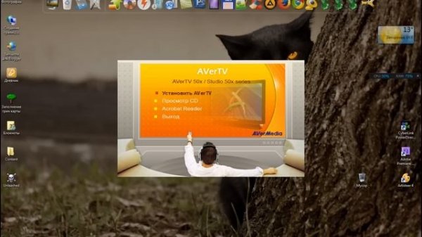 Установка на компьютер  TV тюнера AVer Medio Studio 509 UA.