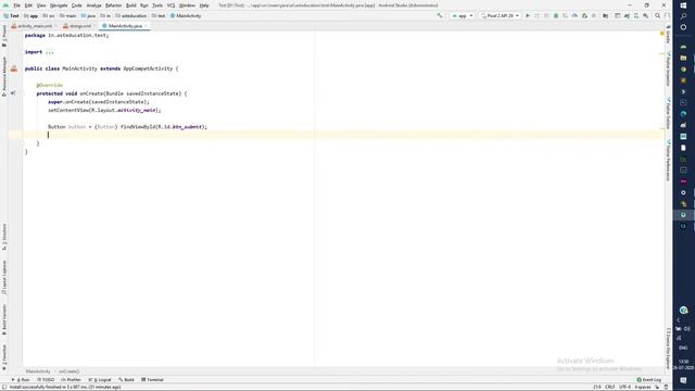 TextView | EditText | Button | Toast | SnackBar in android and access in code | What / How to use i смотреть онлайн