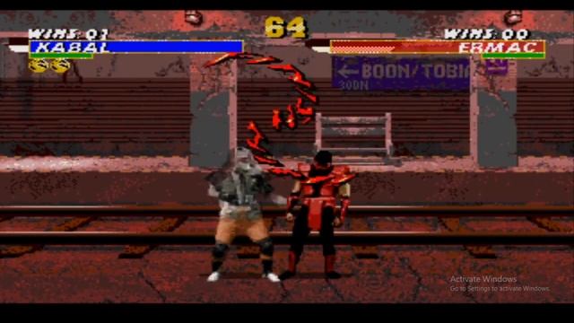 Ultimate Mortal Kombat 3 (Sega Genesis) - Kabal Animality Glitch смотреть онлайн