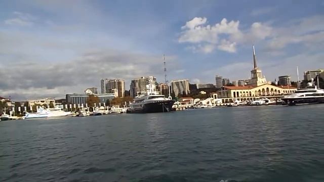 Прогулка на теплоходе в Сочи смотреть онлайн