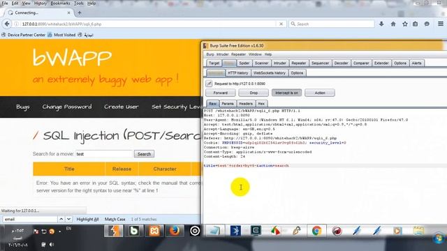 SQL Injection (POST/Search) смотреть онлайн