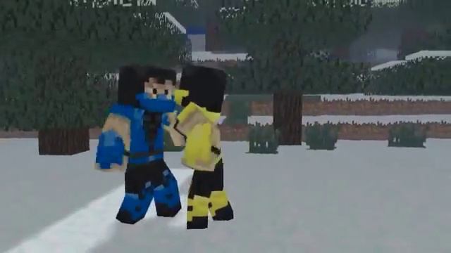 Minecraft Анимация-Мортал Комбат X смотреть онлайн