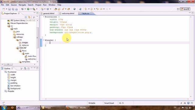 Java EE J2EE Tutorial for beginners Part12 Creating UI with Facelets, JSF, PrimeFaces, WebFlow смотреть онлайн