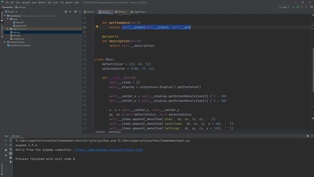 #3 Пишем игру на python. PyGame смотреть онлайн