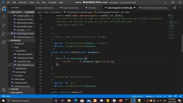 Laravel - Inserting foreign key values into Database (Part2) смотреть онлайн