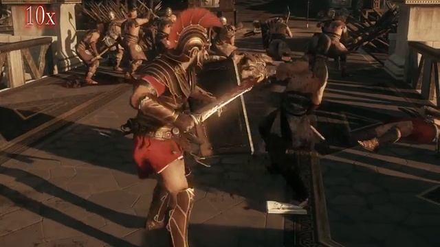 Ryse Son of Rome gameplay pc GTX 550 Ti 1Gb смотреть онлайн