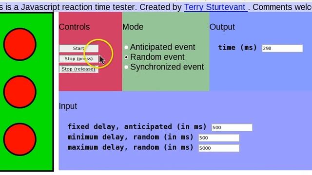 Using the online reaction timer смотреть онлайн