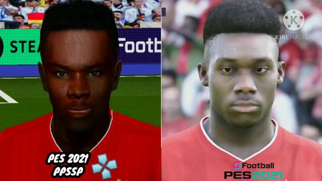 PES 2021 vs PES 2021 PPSSPP - Faces Comparison смотреть онлайн