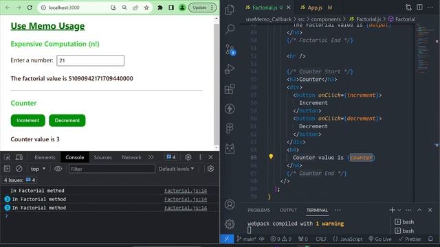useMemo hook in React | Memoization Magic to improve your App's Performance смотреть онлайн