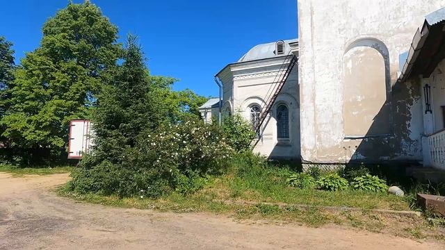 4k Прогулка по г. Никольск, Вологодской области. Russian North
