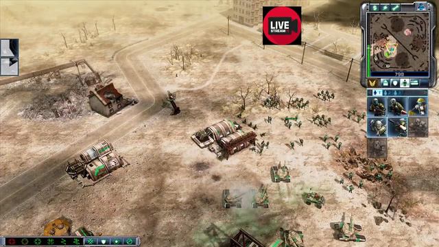 C&C : Command & Conquer 3 Tiberium Wars - แฟนพันธ์แท้C&C แต่เล่นไม่เก่งน๊ะ 🔴LIVE🔴 смотреть онлайн