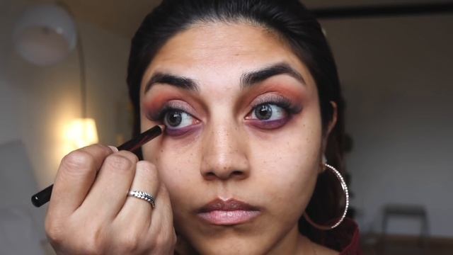 Dark Maroon/Burgundy Makeup Tutorial | Fall Makeup tutorial смотреть онлайн