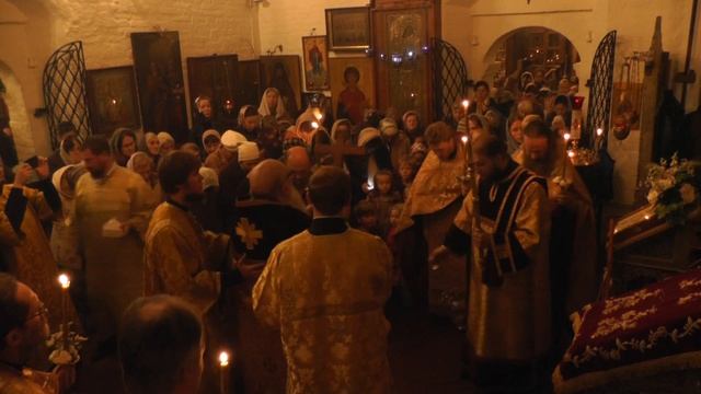 2016 09 26 Воздвижение Креста Господня. На всенощном бдении. смотреть онлайн