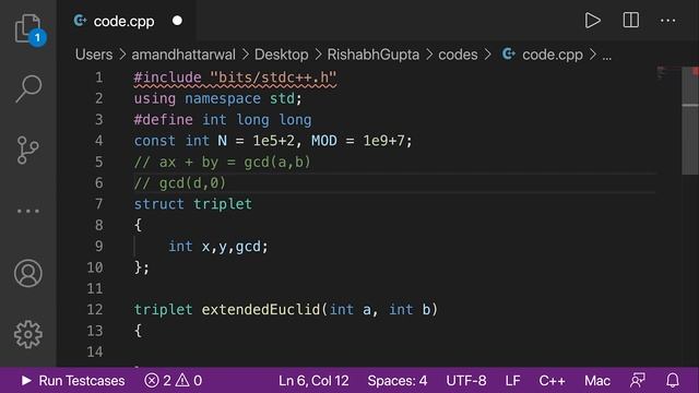 Extended Euclid Algorithm - Number Theory Advanced | C++ Placement Course | Lecture 37.1 смотреть онлайн