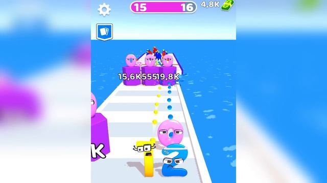 ЭВОЛЮЦИЯ АЛФАВИТ ЛОР, НО ЦИФРЫ! МАКСИМАЛЬНЫЙ УРОВЕНЬ! Merge Number Run смотреть онлайн