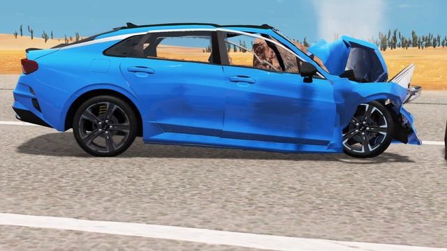 BEAMNG DRIVE CAR VS CAR VS КАМЕНЬ VS LAND CRUISER 200 anniversary смотреть онлайн