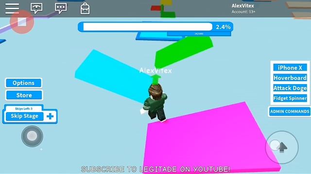 Самый сложный паркур в ROBLOX-imposible parkour смотреть онлайн