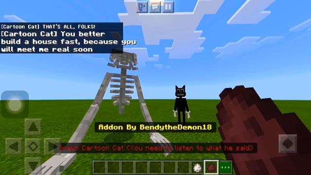 Bonesworth Vs. Cartoon Cat in Minecraft PE смотреть онлайн