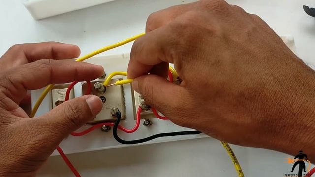 3Sockets+3Switches connnection | Extension box wiring by #BEEEWorks | Switch board wiring | смотреть онлайн