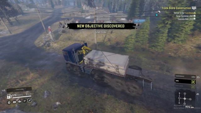 MAINE. NORTH AMERICA - The Lowland - Truck Store Construction - Part 1 - Snow runner смотреть онлайн