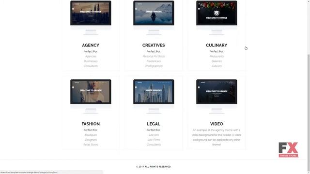 Orange - One Page Bootstrap Website Template TMT | Free Template Cha смотреть онлайн