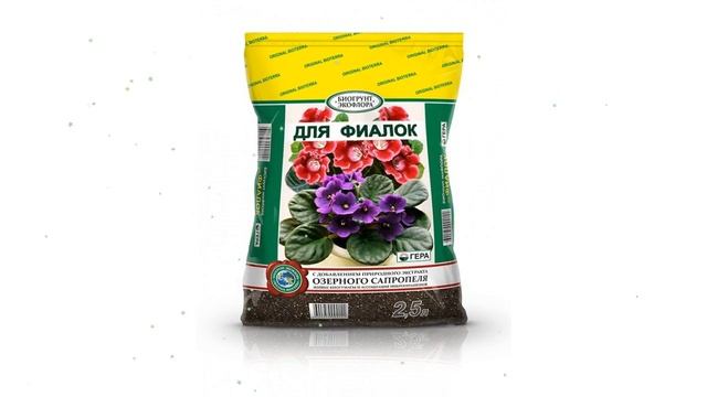 Грунт Для фиалок (Гера), 2,5 л обзор 01033 4600250002142 бренд Гера производитель Гера ООО (Россия) смотреть онлайн