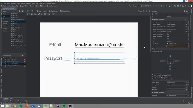 Android Coinstraint Layout Tutorial for Beginners in Android Studio - (German/Deutsch) смотреть онлайн