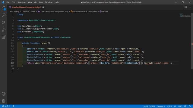 Laravel 8 E-Commerce - Display Data On User Dashboard смотреть онлайн