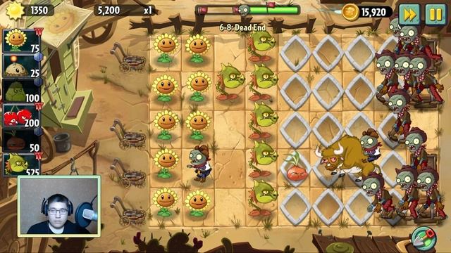 РАЗГРОМ ДИКОГО ЗАПАДА | Plants vs Zombies 2 Eclise [18] хардмод смотреть онлайн