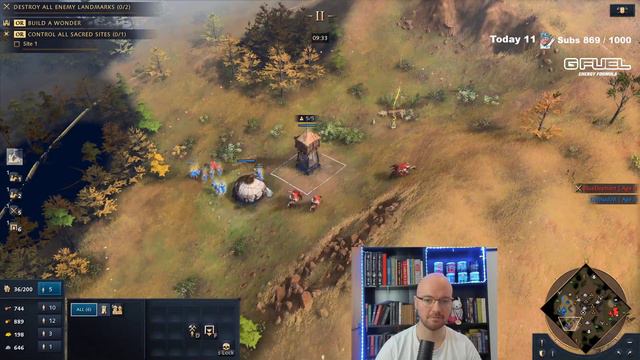 (Rus) blueelephant (Mongols) Demuslim/ age of empires 4 ranked 1V1 смотреть онлайн