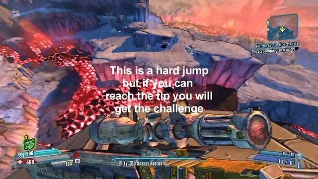 Borderlands pre sequel badass challenge Crisis scar lava leap смотреть онлайн
