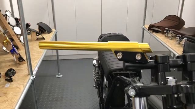 13704 GOLD 78 22mm Handlebar Custom Cafe Racer Brat Bike Retro Project Motorbike смотреть онлайн