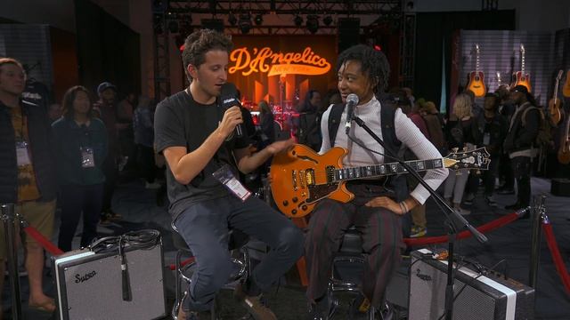 Melanie Faye Talks Gear & Sound at #NAMM2020 | D'Angelico Guitars смотреть онлайн
