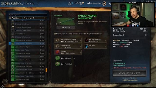 New World Weaponsmith Guide - Level 200 and 600 GS Within... смотреть онлайн