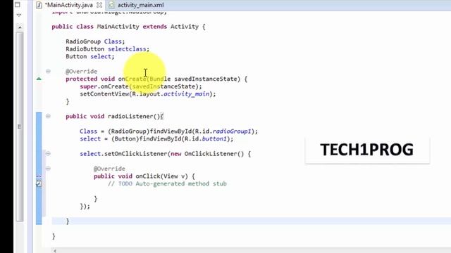 Android : Radio Button Coding in android смотреть онлайн